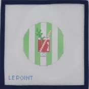 Cabana Coasters: Green Stripe