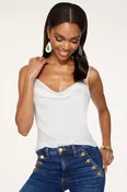 Abigail Cowl Neck Tank Top
