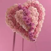 SF58-11 Rose Heart Easel