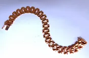 10mm Classic Panther Link Bracelet 14kt 12448**