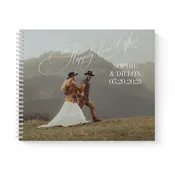 Scrawled Script - Guest Book