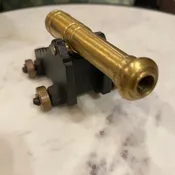 1/4 MFCO brass iron cannon