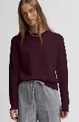 Cashmere Crew | Plum