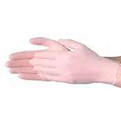 DISPOSABLE CLEAR VINYL, POWDER FREE, FOOD SERVICE GLOVES  #A23A1