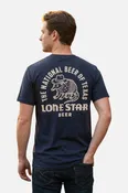 American Needle Lone Star Armadillo Tee in Navy