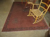 Antique Fine Weave Russian Rug