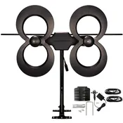 Bundle - ClearStream 4MAX Indoor / Outdoor HD TV Antenna, 20-inch Mast, ClearStream JUICE Plus Preamplifier