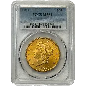 1901 $20 Liberty MS64
