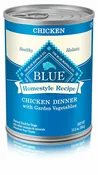 Blue Buffalo Homestyle Recipe Adult Dog Chicken Dinner with Garden Vegetables Dog Food, 12.5-Oz