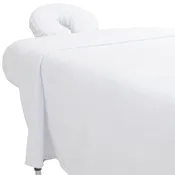 ForPro Luxury TerrySoft Massage Sheet Set Cool White