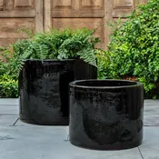 Campania International 360 Planter in Obsidian Set