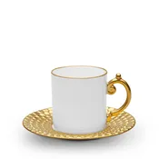 Aegean Espresso Cup + Saucer - Gold
