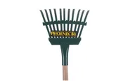 8" Leaf Rake w/48" Wood Handle