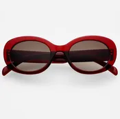 Aria Acetate Oval Sunglasses