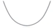 3 Prong Riviera Lab-Grown Diamond Necklace with 36.50 ct.(finished) 5mm