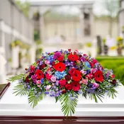 Custom Color Casket Spray