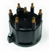 Accel 120328 Distributor Cap, HEI Style Terminals, Brass Terminals, Screw Down, Black, Vented, Mopar V6, Each
