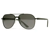 Dirdy Bird Maverick Sunglasses Matte Black, Polarized Grey Tint