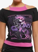 Murder Drones Uzi Girls Cold-Shoulder Top