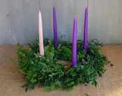 Advent Wreath with Candles