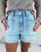 DAZE: VALLEY GIRL PATCH POCKET SHORT - ROMCOM