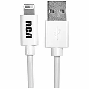 Lightning Power & Sync Charging Cable, White, 3-Ft.