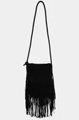 Faux Suede Fringe Bag