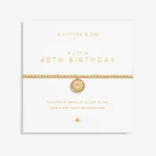 A Little '40th Birthday' Bracelet