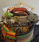 Africa Kit – Authentic  Handcrafted Artifacts Plus Books