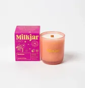 I need this Quiet Elegance: Wallflower Candle by Milkjar – Hand-Poured Coconut Soy Wax Candle So Much Scents-Home Fragrance-Scented Candles Black & Gold Vintage Furniture Decorative Arts Home Fragrances