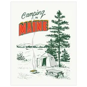 Camping in Maine Print