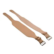 LB4 -4&amp;quot; Weight Lifting Belt - natural Color Rawhide - SM,MD,LG,XL