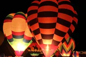 Albuquerque Balloon Fiesta Balloon Glow 1 (Blank Card)