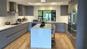 Eclipse Metropolitan Door Smoke Stack Super Matte Finish. Saratoga, California