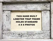 4" x 6" Lobster Trap Wood Picture Frame