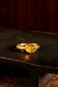 18K Gold 1.63cts Mexican Fire Opal Ring