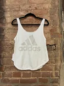 Adidas White Tank