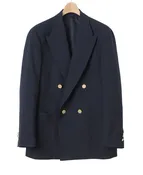 4-Button Wool Double Jacket