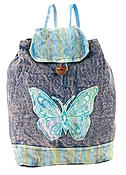 Butterfly Drawstring Back Pack • XO-9