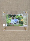 5x7 Acrylic Double Panel Frame - Gold