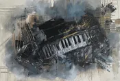 Piano Ukrania by JoAnn Z Bland