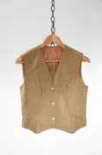 Lady California Suede Leather Vest — Captain's Helm
