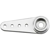 1" Single Silver Aluminum Standard Servo Horn, 25 Spline - FUTFSH-T1S