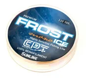 Clam Frost Ice Premium Monofilament Ice Fishing Line (Metered) - Orange/Clear, 110 yd.