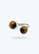 .925 Tiger's Eye Ring · Jewelry · 9.5 · Brown