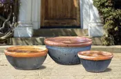 Bosco Bowls Antique Brown Set of 3
