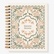 12-Month Ornamental Autumn Custom Planner