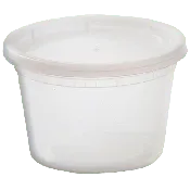 16oz Soup Container with Lid | 1 case