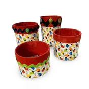 Handmade Holiday Fabric Storage Basket