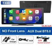 10.26" Portable CarPlay Screen – Wireless Car Stereo Touch Display